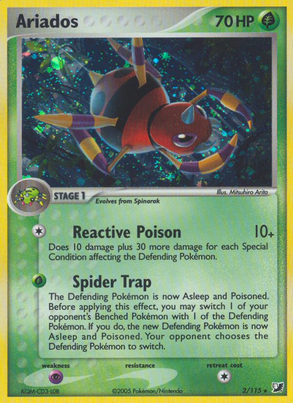 Ariados/115 - Unseen Forces Holofoil