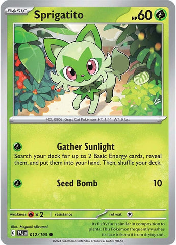 Sprigatito - 012/193 12 - SV02 Paldea Evolved