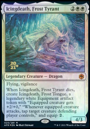 Icingdeath, Frost Tyrant (PRE-020) - Adventures in the Forgotten Realms Promos Foil