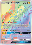 Tapu Koko GX (Secret)/145 - SM  Guardians Rising Holofoil