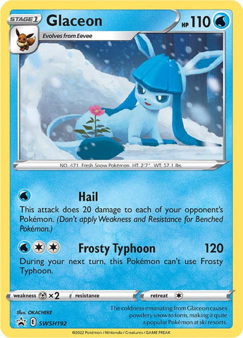 Glaceon - SWSH192 SWSH192/307 - SWSH Sword & Shield Promo Cards Holofoil