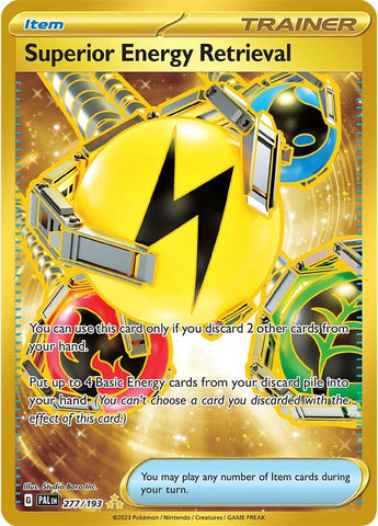 Superior Energy Retrieval - 277/193 277 - SV02 Paldea Evolved Holofoil