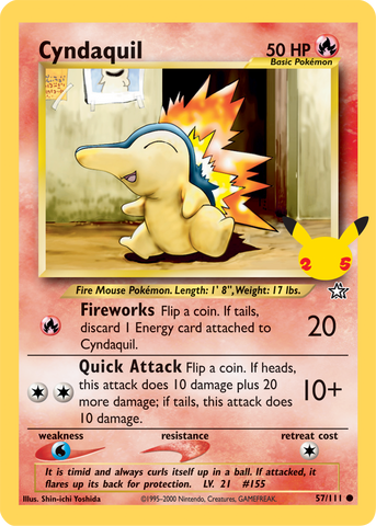 Cyndaquil 57 - First Partner Pack