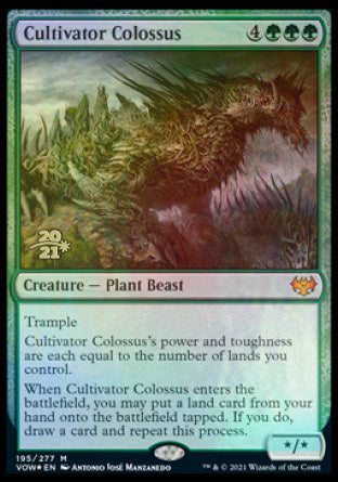 Cultivator Colossus (PRE-195) - Innistrad: Crimson Vow Promos Foil
