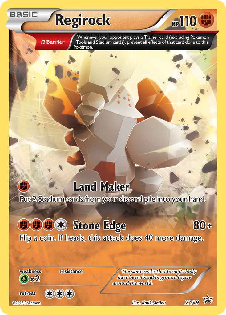 Regirock - XY49/211 - XY Promos Holofoil