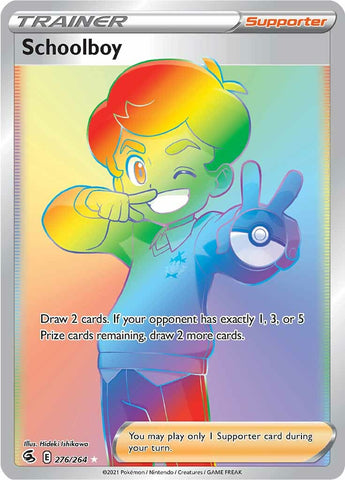 Schoolboy (Secret) 276/264 - SWSH08 Fusion Strike Holofoil