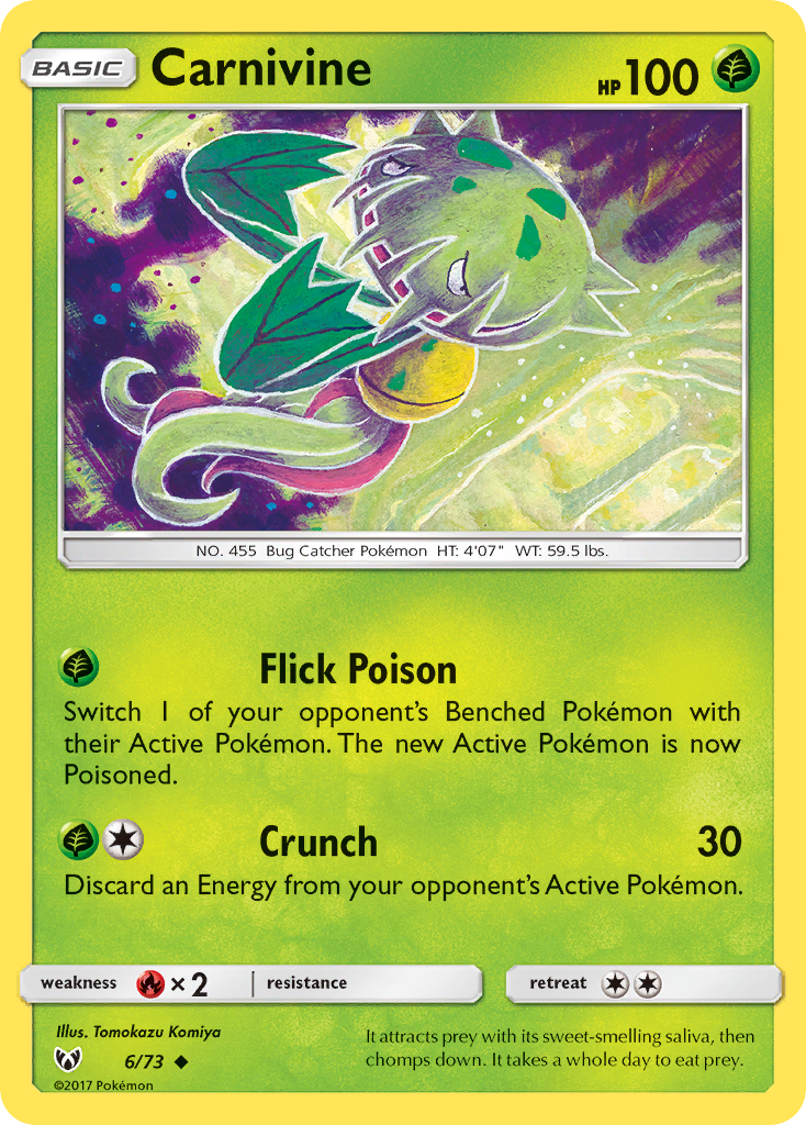 Carnivine 6/73 - Shining Legends