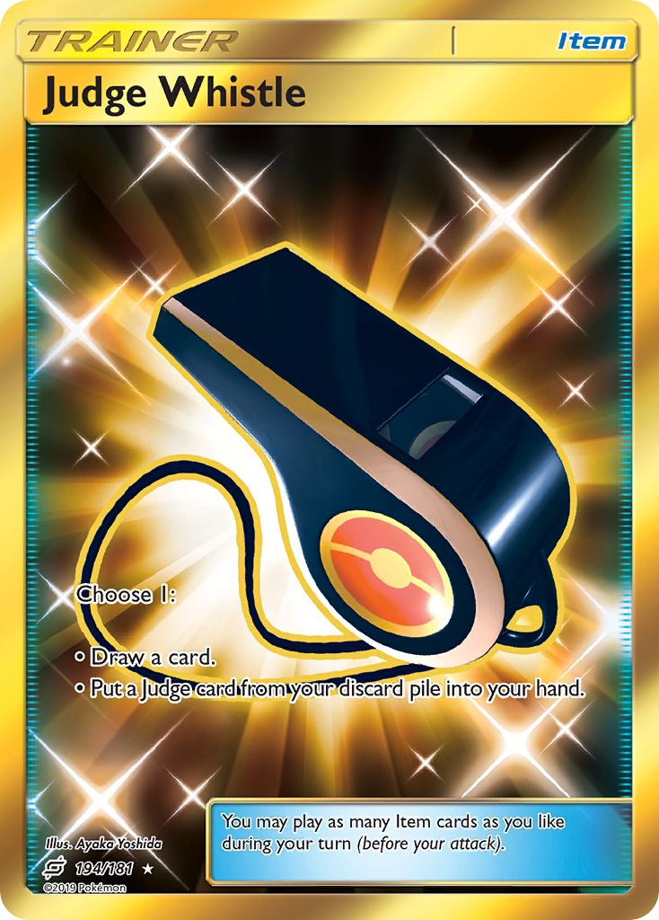 Judge Whistle (Secret)/181 - SM  Team Up Holofoil