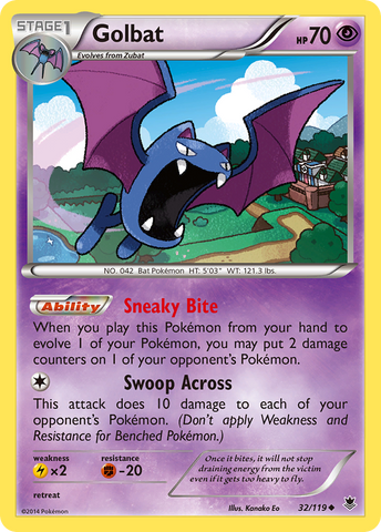 Golbat 32/119 - XY  Phantom Forces