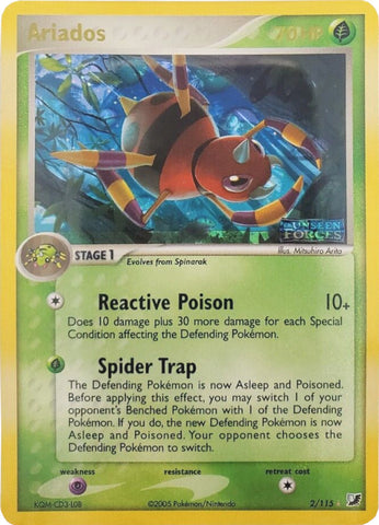 Ariados/115 - Unseen Forces Reverse Holofoil