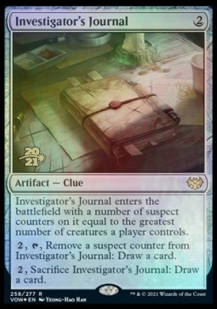 Investigator's Journal (PRE-258) - Innistrad: Crimson Vow Promos Foil