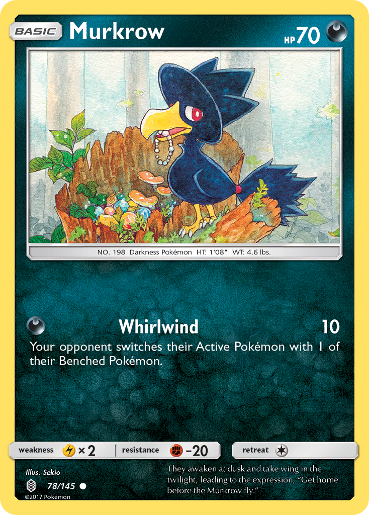 Murkrow 78/145 - SM  Guardians Rising
