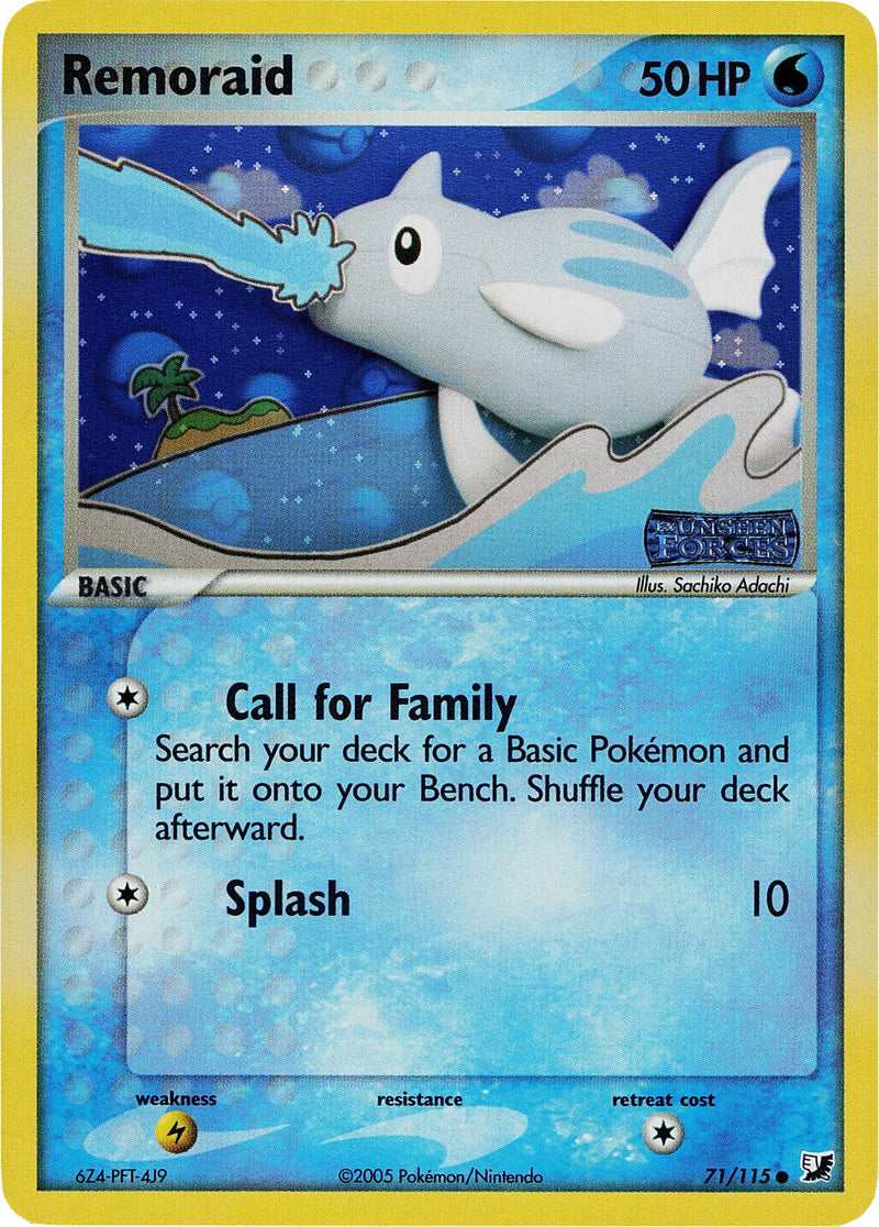 Remoraid 71/115 - Unseen Forces Reverse Holofoil