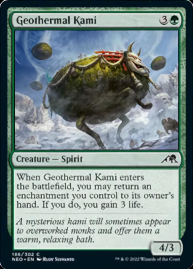 Geothermal Kami (NEO-186) - Kamigawa: Neon Dynasty