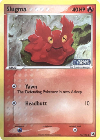 Slugma 73/115 - Unseen Forces Reverse Holofoil