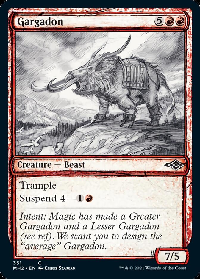 Gargadon (Showcase) (MH2-351) - Modern Horizons 2: (Showcase)