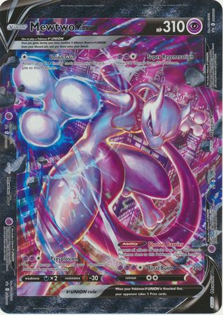 Mewtwo V-UNION - Jumbo Cards Holofoil