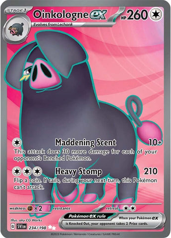 Oinkologne ex - 234/198 234 - SV01 Scarlet & Violet Base Set Holofoil