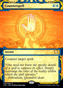 Counterspell (Foil Etched) (STA-015) - Strixhaven Mystical Archive (Borderless) Foil