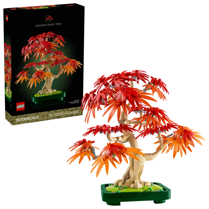 Lego Botanical Collection Japanese Red Maple Bonsai Tree 474pcs
