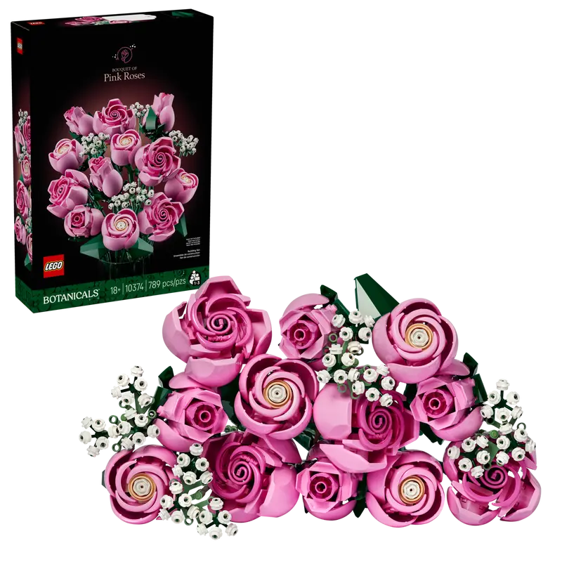 Lego Botanical Collection Bouquet of Pink Roses 789pcs