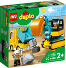 Lego Duplo Truck & Tracked Excavator 20pcs