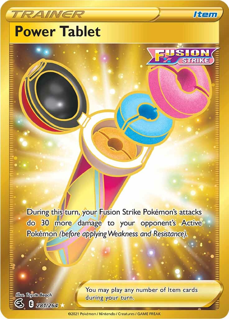 Power Tablet (Secret) 281/264 - SWSH08 Fusion Strike Holofoil