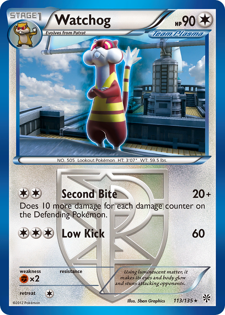 Watchog (Team Plasma) (113)/135 - Plasma Storm