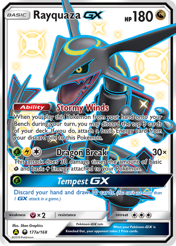 Rayquaza GX - 177a/168 177a/168 - Alternate Art Promos Holofoil