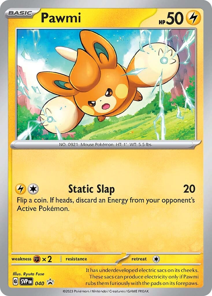 Pawmi - 040 40 - SV Scarlet & Violet Promo Cards Holofoil
