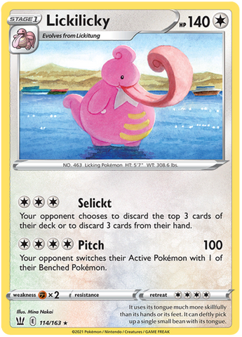 Lickilicky 114/163 - SWSH05 Battle Styles