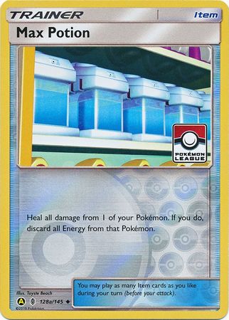 Max Potion - 128a/145 (Pokemon League) 128a/145 - League & Championship Cards Reverse Holofoil