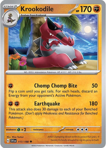 Krookodile 117 - SV01 Scarlet & Violet Base Set
