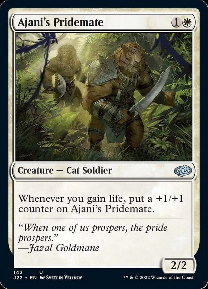 Ajani's Pridemate (J22-142) - Jumpstart 2022