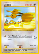 Doduo - 48/102 - 1st Edition Base Set Shadowless - Common