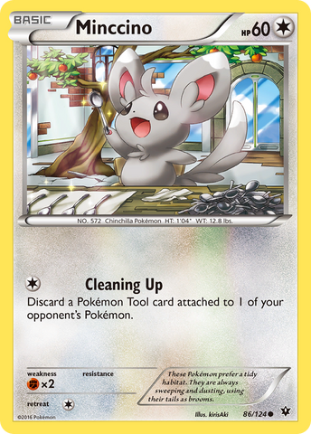 Minccino (86) 86/124 - XY  Fates Collide
