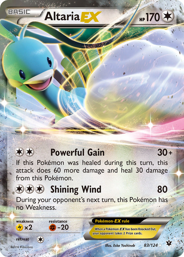 Altaria EX 83/124 - XY  Fates Collide Holofoil