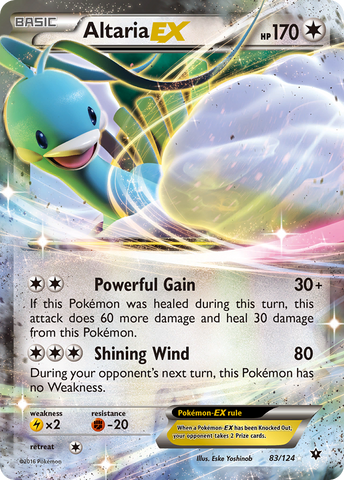 Altaria EX 83/124 - XY  Fates Collide Holofoil