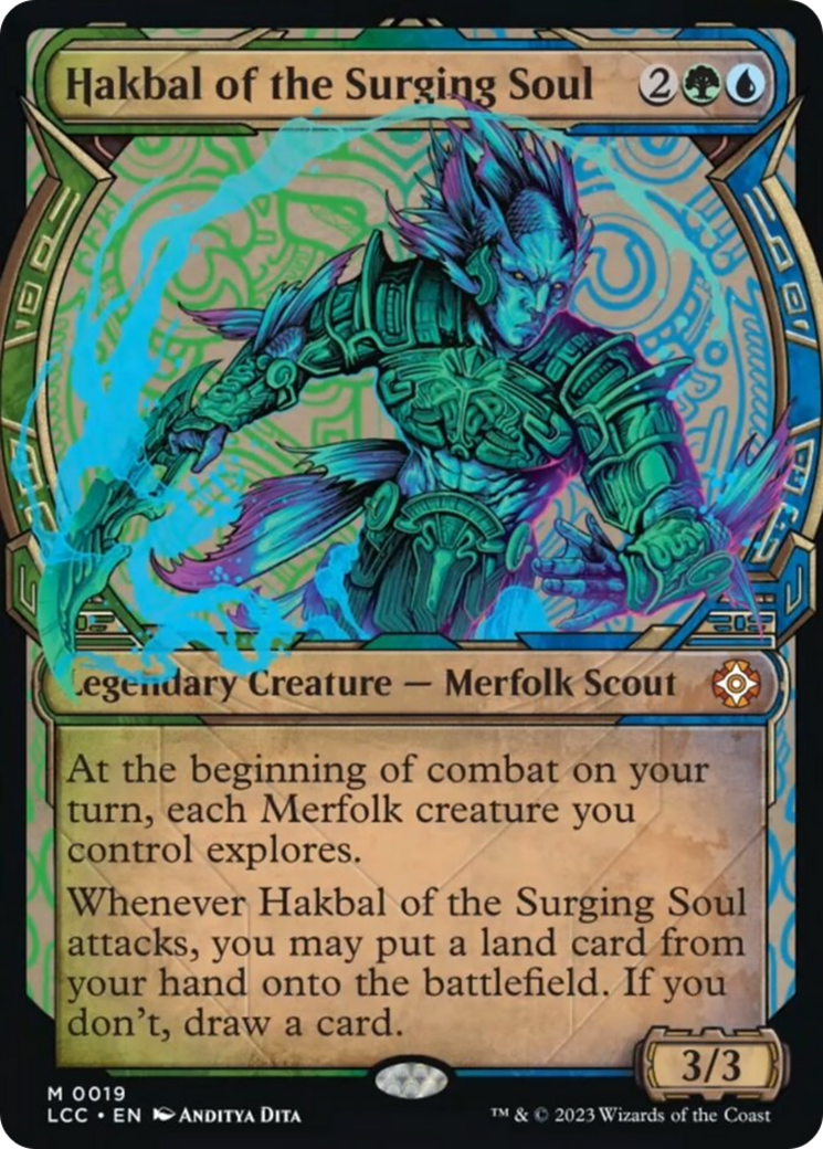 Hakbal of the Surging Soul (Showcase) (LCC-019) - The Lost Caverns of Ixalan Commander: (Showcase)