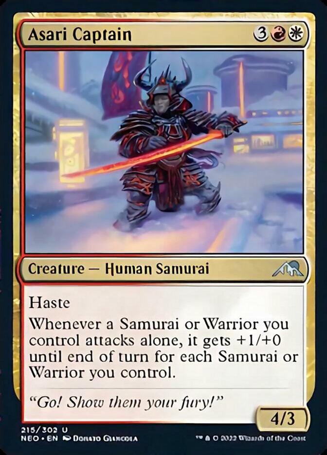 Asari Captain (NEO-215) - Kamigawa: Neon Dynasty