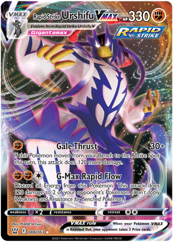 Rapid Strike Urshifu VMAX - 088/163 - Jumbo Cards Holofoil