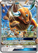 Tauros GX 100/149 - SM Base Set Holofoil