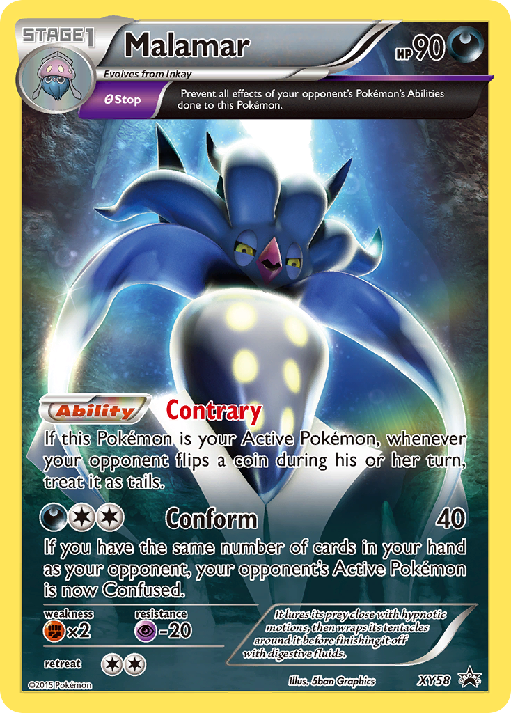 Malamar - XY58/211 - XY Promos Holofoil