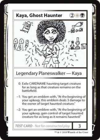 Kaya, Ghost Haunter (No PW Symbol) (CMB1-) - Mystery Booster Playtest Cards 2021