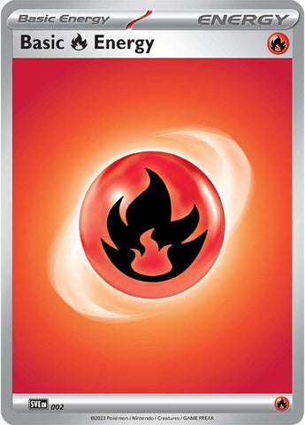 Basic Fire Energy - 002 2 - SVE Scarlet & Violet Energies
