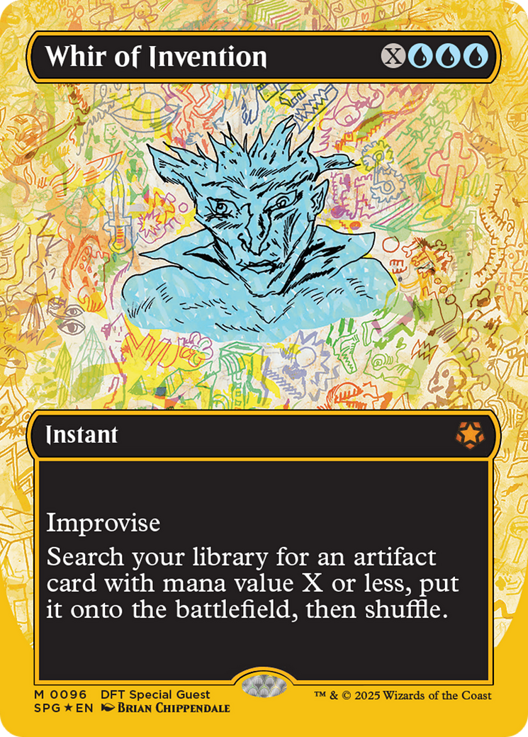 Whir of Invention (Borderless) (First-Place Foil) - Special Guests Foil