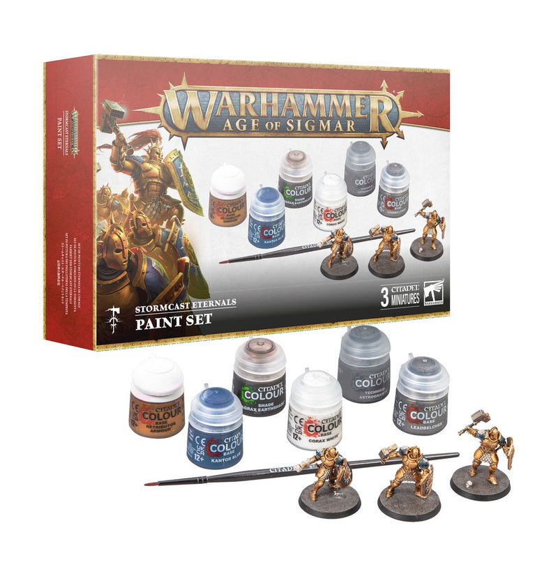 Stormcast Eternals Liberators and Paints Set