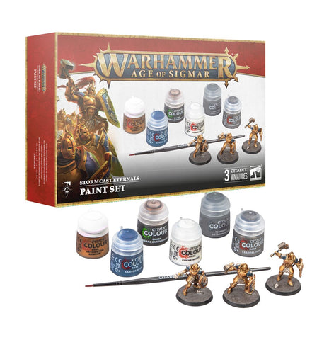 Stormcast Eternals Liberators and Paints Set