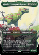 Ghalta, Stampede Tyrant (Borderless) (LCI-326) - The Lost Caverns of Ixalan (Borderless)