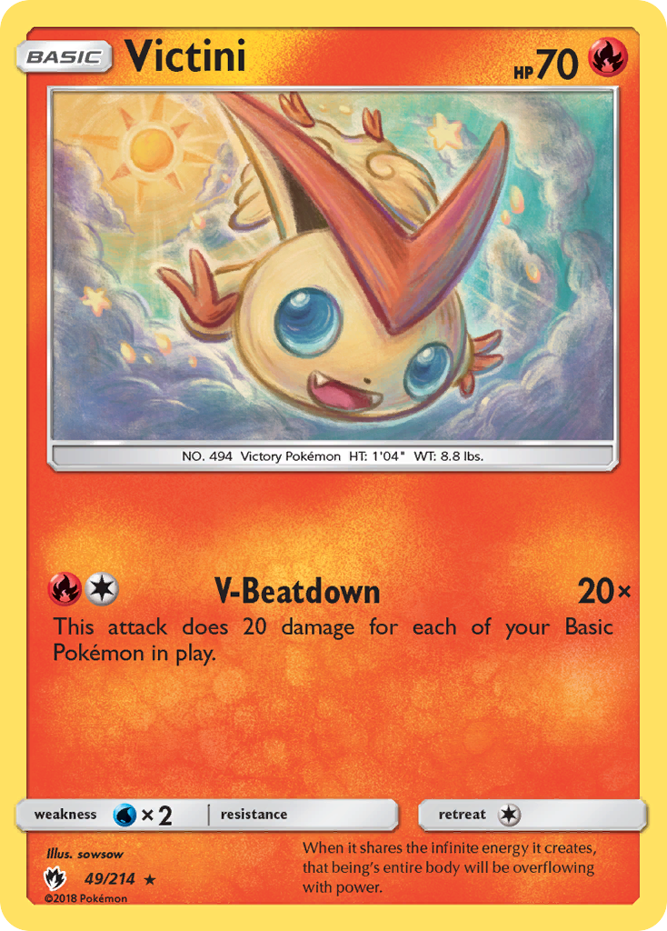 Victini 49/214 - SM  Lost Thunder
